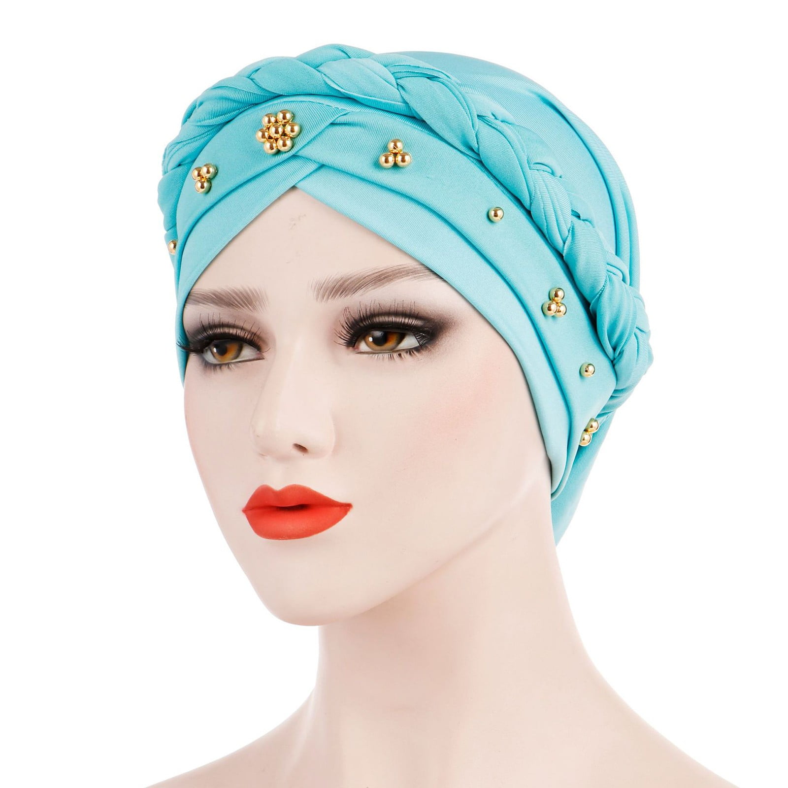 MSJUHEG Headband Hats for Women Baseball Cap Women Turban Cap