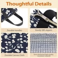 thumbnail image 4 of Pioneer Flower Floral Print Pattern Insulated Lunch Bag for Women & Adults,Large Portable Soft Cooler Lunch Bag,Thermal Food Storage Tote with Pearl Cotton,8.66L,8.75x5.75x9.5 Inch, 4 of 6