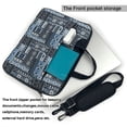 thumbnail image 2 of Lsque Snowflake Vintage Pattern Pattern Laptop Bag – Portable & Slim Single-Shoulder Computer Case with Adjustable Strap, Protective, Lightweight for 13”/14”/15.6” Laptops, 2 of 8