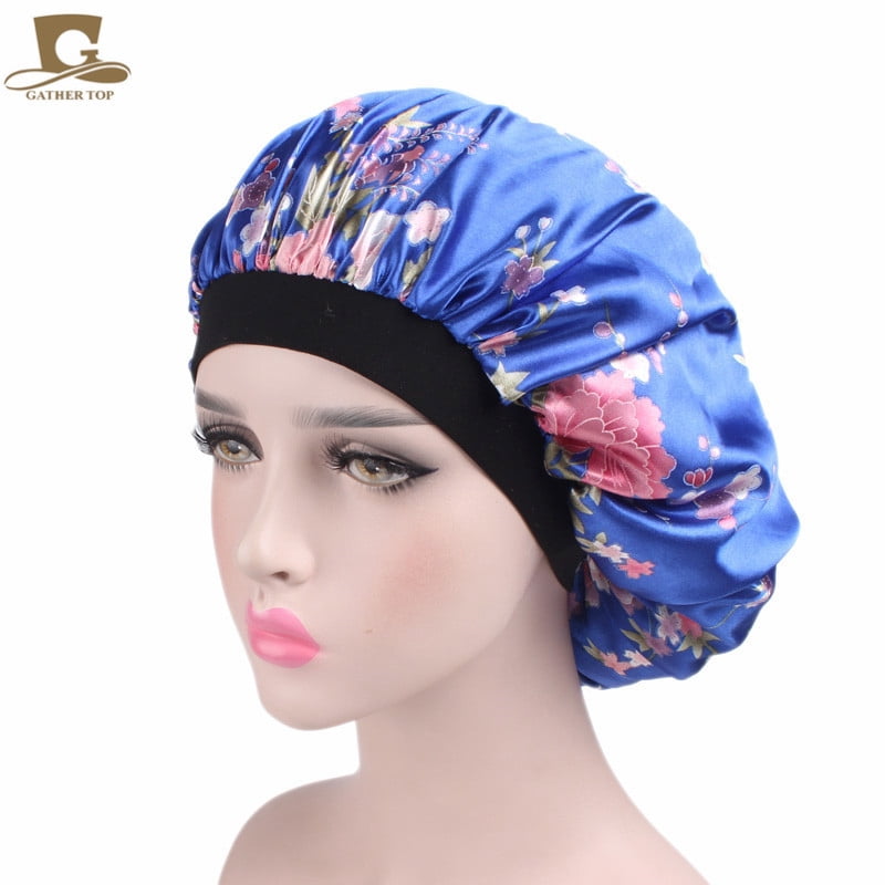 Soft Satin Hair Bonnet for Women Girls 