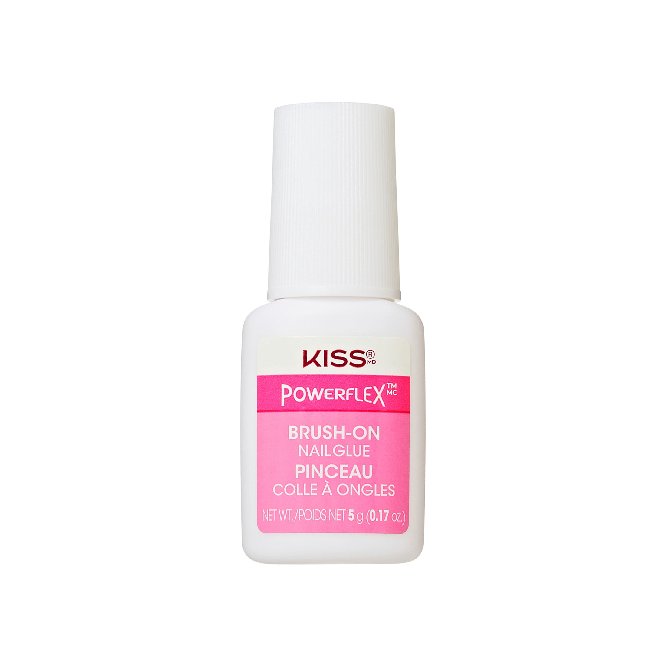 Kiss PowerFlex Brush On Ultra Hold Press On Nail Glue, 5g (0.17 oz.)