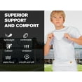thumbnail image 3 of TUOYR Youth Kids Padded Compression Shirt Heat-Pressed Rib Protector Lantern Style up to Size XL, 3 of 7