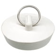 thumbnail image 1 of Tapón de desagüe de goma Danco, 4,4 cm, blanco con anilla, 1 of 1