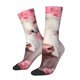 thumbnail image 1 of Balery Flower White Cow Calcetas Largas con Estampado para Hombre y Mujer – Suaves y Transpirables, Talla Única (US 5-11), 1 of 6