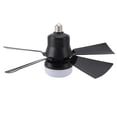 thumbnail image 1 of Ceiling Fan Light Dimmable 3 Color Temp 3 Wind Speed 1H 2H 4H Timer E26 Small Fan Lamp with Remote for Bedroom Kitchen, 1 of 7