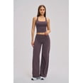 thumbnail image 2 of PISONIC Womens Workout Sets 2 Piece Racerback Crop Top Straight Leg Yoga Pants Yoga Pilates Outfits, 2 of 7