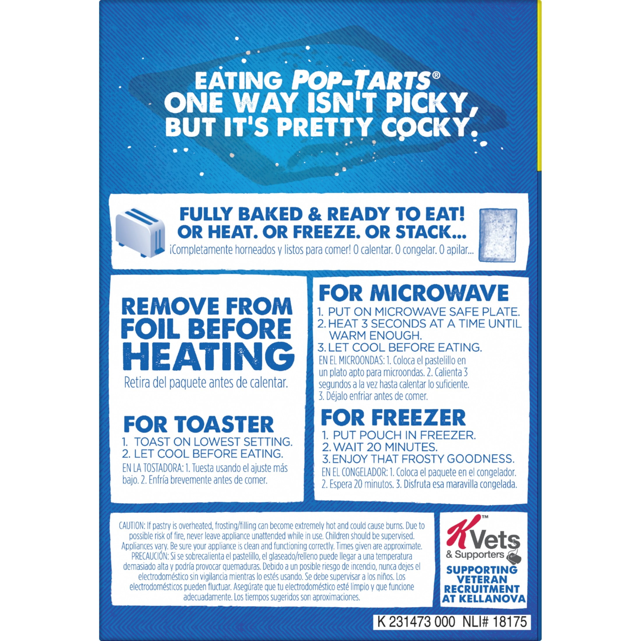 Pop-Tarts Frosted Banana Bread Toaster Pastries, Breakfast Foods, Shelf-Stable, 27 oz (16 Count)