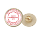 thumbnail image 1 of Broche de oro metálico circular Unbranded Feliz San Valentin, 1 of 3