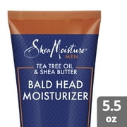 SheaMoisture Men's Bald Head Moisturizer Tea Tree Oil & Shea Butter, 5.5 oz