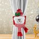 thumbnail image 1 of Curtain Clasp Snowman Deer Decoration, Home Decor, Christmas Snowman Deer Clasp Ring, Festive Door Decor, Holiday Wall Accent, Metal Frame, for Bedroom, 1 of 6