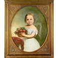 thumbnail image 2 of Nicola Marschall 12x14 Black Ornate Wood Framed Double Matted Museum Art Print Titled: Mary Susan Robbins (1859), 2 of 5