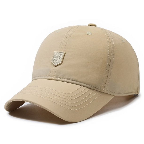 Gorra de primavera y otoño para hombre, gorra de béisbol transpirable de secado rápido con letras finas bordadas, gorra con visera protectora solar para deportes al aire libre
