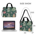thumbnail image 3 of FORMRS 16" Laptop Bag Carrying Sleeve Case with Handle Travel Shoulder Briefcase, Red Christmas Gingerbread, 3 of 8