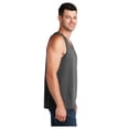 thumbnail image 3 of Port & Company Men's Casual Core Cotton Tank Top Dark Heather Grey PC54TT 3X-Large, 3 of 3