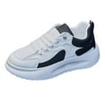 thumbnail image 3 of Zapatos casuales para mujeres jóvenes Calzado Suelas de goma Zapatillas Moda Zapatillas con cordones 38 yardas negro Jinwen zapatillas casuales, 3 of 8