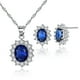 thumbnail image 1 of Set Aretes Collar Piedras Pendientes Cadena Cristales Juego Zefei Wu  9024735049333, 1 of 5