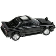 1985 Toyota MR2 MK1 Black Metallic with Sunroof 1/64 Diecast Model Car by Paragon Models