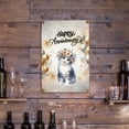 thumbnail image 3 of Happy Anniversary Manx Celebrates Wedding Love Family Party Vertical Metal Aluminum Sign Cat Lover Kitten Owner Gifts Wall Art Home Decor - 01015, 3 of 5