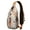 Pink, variant on Oral Care Sling Backpack with Dentist and Tooth Pattern – Water-Resistant Crossbody Shoulder Bag with Adjustable Reversible Strap, Anti-Theft Pocket, Breathable Back