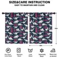 thumbnail image 2 of Blackout Kids Curtains,DarkBlue Cartoon Dinosaurs SpeechBubbles Pattern Childrens Insulated Curtains Set Of 2,Bedroom Essentials,Toddler Room Decor 42"x54", 2 of 5