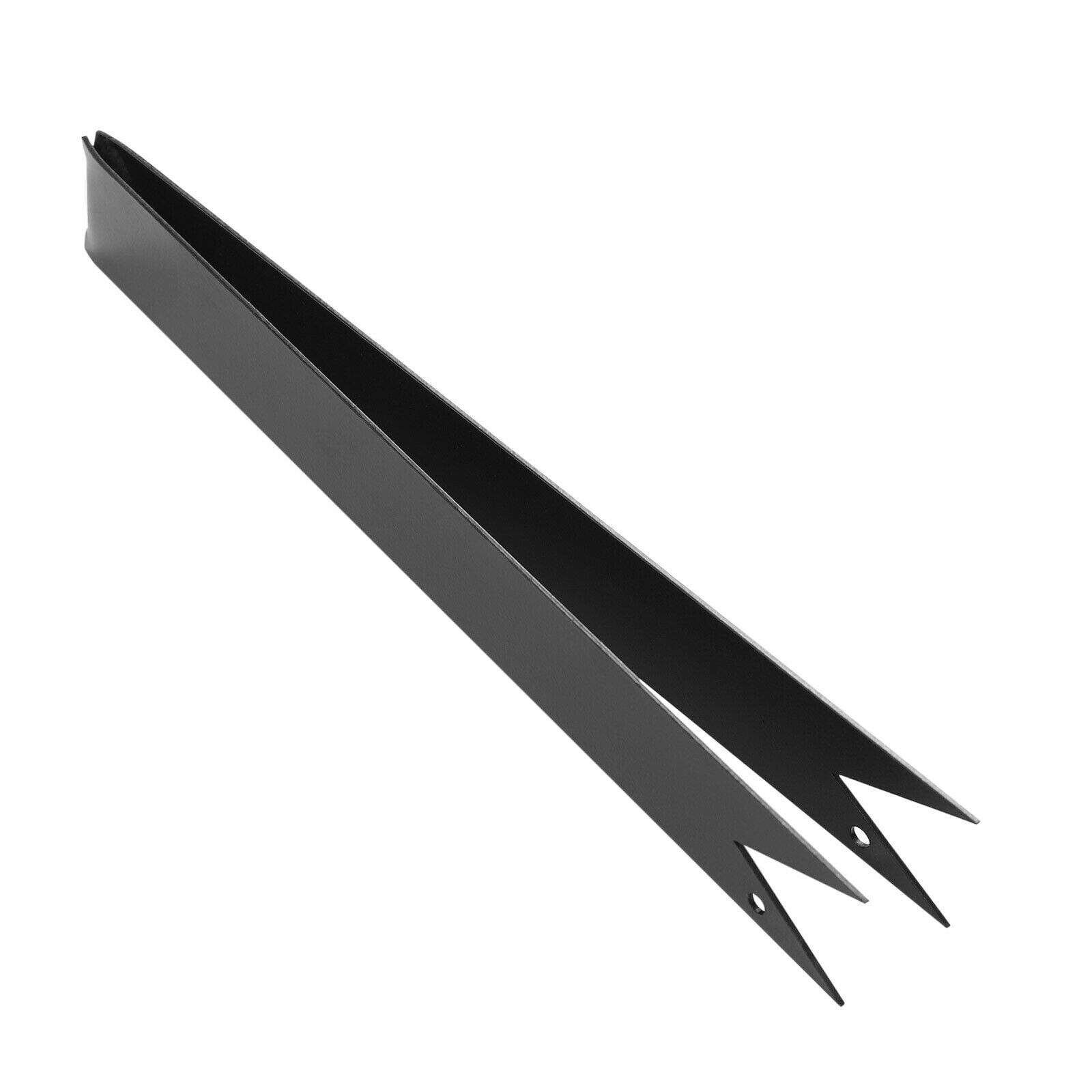 4PCS Steel Landscape Edging 40 x 8 Inch, Landscape Edging Border, 13ft Total Length Metal Landscape Edging, Black Lawn Edge for Garden Yard