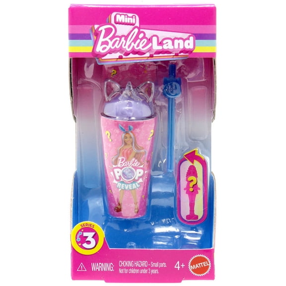 Barbie Series 3 POP Reveal (Purple) Mystery Pack (1 RANDOM Mini Figure)