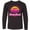 AB-Black, variant on Inktastic Summer Enjoy the Sunshine Destin Beach Florida in Pink Long Sleeve Youth T-Shirt