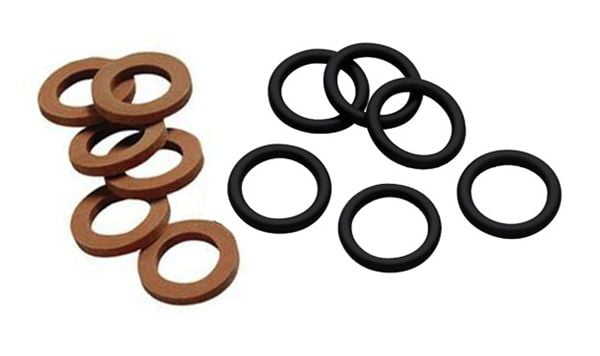 WASHING MACHINE HOSE WASHERS PACK OF 100 RUBBER GASKET SEALS LEAK PREVENTION