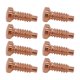 thumbnail image 4 of 8 Uds Tornillo Carcasa Trasera De Reloj De Acero Inoxidable Brillar Accesorio Oro Rosa, 4 of 10