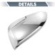 thumbnail image 3 of Cubierta de tapa de espejo lateral para conductor y pasajero de Unique Bargains para Toyota HILUX 15-22, par cromado, 3 of 7