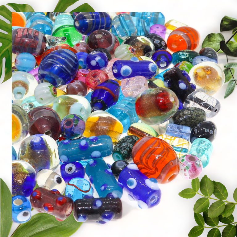 Assorted glass beads bulk outlet