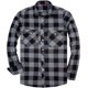 thumbnail image 1 of Alimens & Gentle Camisas casuales de franela a cuadros de manga larga con botones y ajuste regular para hombre, 1 of 4
