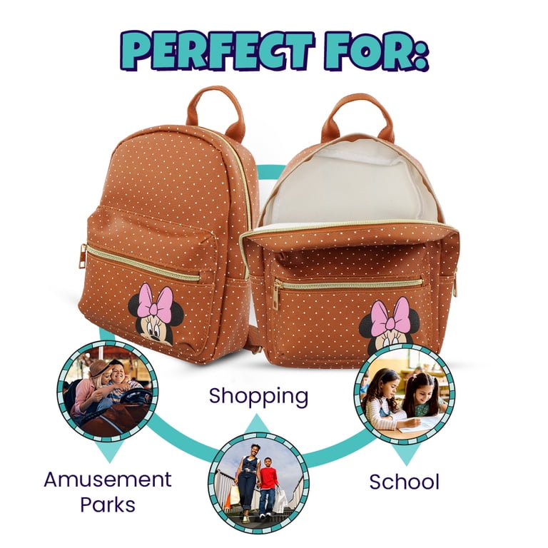 cute mini backpacks at walmart Wiwsi Leather Backpack Purse for Women 3-Piece Set Floral Small Casual Travel School Daypacks Little Wallet BagPink : Clothing, Shoes & Jewelry Disney Mini Book Bags From