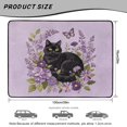 thumbnail image 7 of FOR U DESIGNS Purple Cat Flower Butterfly Print Car Trunk Mat for Truck SUV All Weather Cargo Liner Non-Slip Durable Rear Trunk Protection for Outdoor Activities, 7 of 7