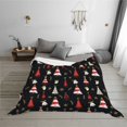 thumbnail image 6 of KLL Christmas Tree and Gold Socks Print Fleece Throw Blanket, Horizontal Fleece Bedding Cute Soft Blankets Comfy Fleece Flannel Plush Home Decor for Couch & Bed -80"x60", 6 of 9
