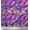 Violet, variant on Soimoi Black Cotton Duck Fabric Text,Lips & Heart Printed Craft Fabric by the Yard 42 Inch Wide