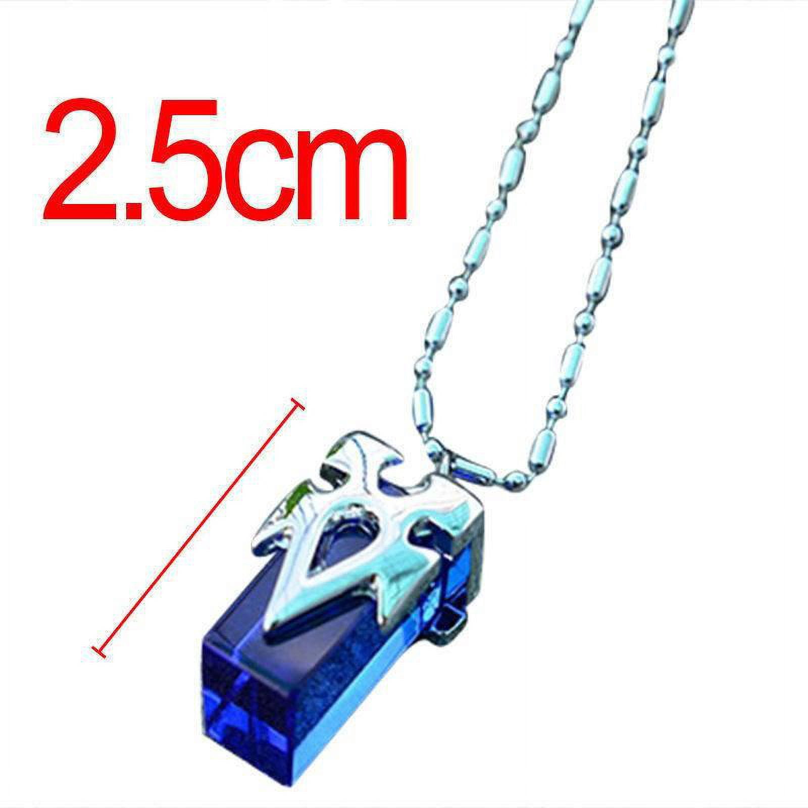 Sword Art Online SAO Metastasis Plastic Crystal Necklace Blue, for