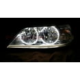 thumbnail image 3 of Flashtech Xenon Brightest White LED Halo Ring Headlight Kit for Lincoln Town Car 05-11 with RF wireless Remote, 3 of 5