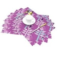 thumbnail image 2 of XMXY Woven Placemats Set of 6 PCS, Nature Plant Purple Art Table Mats Washable Heat Resistant Placemats, 2 of 6