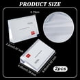 thumbnail image 2 of 2Pcs Acrylic Label Holder Price Tag Displays Sign Holder 2.4x3.5 Inch Acrylic Base Table Top Sign Stand Clear Price Display Stand DIY, 2 of 9