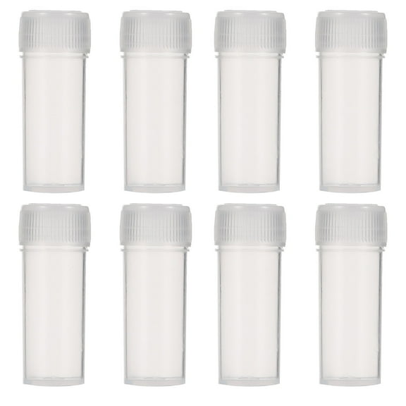 100pcs Clear Plastic Bottles Small Vials Empty Sample Containers with Screw