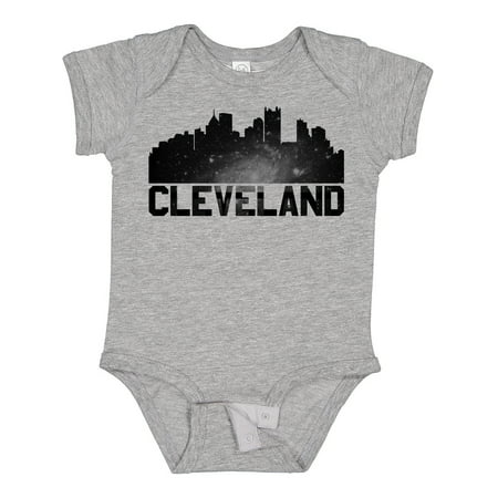 

Inktastic Cleveland Skyline Boys or Girls Baby Bodysuit