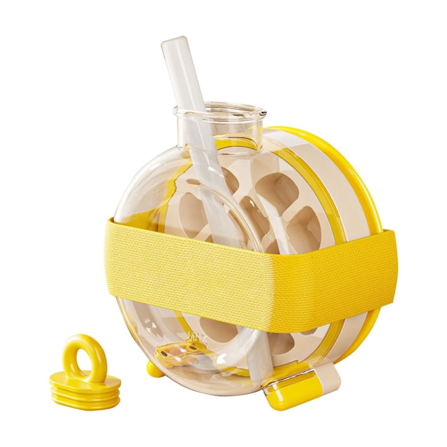TIELUTT 2 in 1 Cool Summer Ice Bottle Cup Portable Tray Cup with Straw and Lid Making Bottle Silicone Canning Rack Silicone Ice Ice Try Super Cubes Extra Large Silicone Freezing Tray Ice Chip under 1