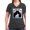 Charcoal, variant on CafePress - Mama Bear Trans T Shirt - Women's V-Neck Dark T-Shirt