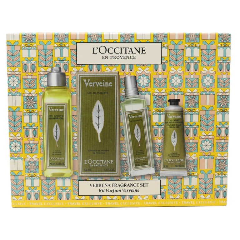 【新品未使用】L'OCCITANE VERBENA 100ml 4本セット L'Occitane Verbena 4pcs Gift Set For Men 100ml Eau De Toilette