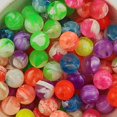 thumbnail image 2 of Bolas hinchables de goma de 19mm para niños, juguete divertido para saltar, Mini bolas de rebote de remolino de neón, juegos deportivos, lote de 20 Uds. qym unisex, 2 of 2
