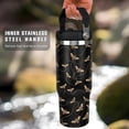 thumbnail image 2 of 30 oz Bee Tumbler with Handle Gifts for Bee Lover 30oz Stainless Steel Travel Cup Mug Water Bottle, 2 of 6