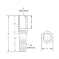 thumbnail image 2 of QA1 Precision Products, Inc MVML20 QAPMVML20 ROD END (V) 4-PC CARBON/BRONZE, M-L 20MM-20MM, 2 of 4