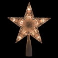 thumbnail image 2 of Northlight 7.25" Clear 5-Point Star Traditional Christmas Tree Topper- Clear Lights, 2 of 3