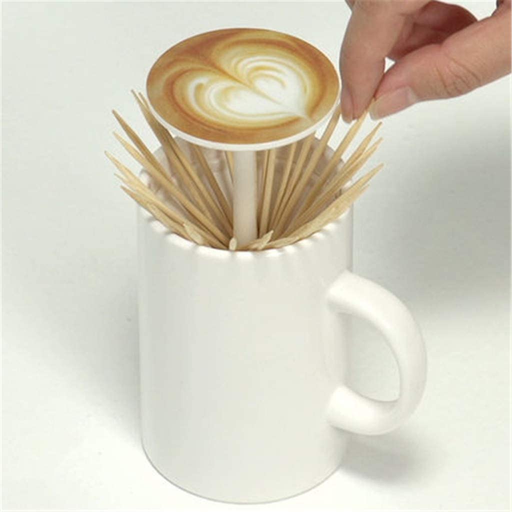 Meidong Toothpick Holder Cotton Swab Dispenser Creative Coffee Cup